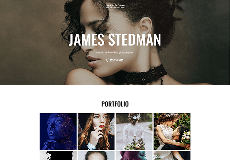 Criador de Sites com IA e Hospedagem BR - Fotógrafo