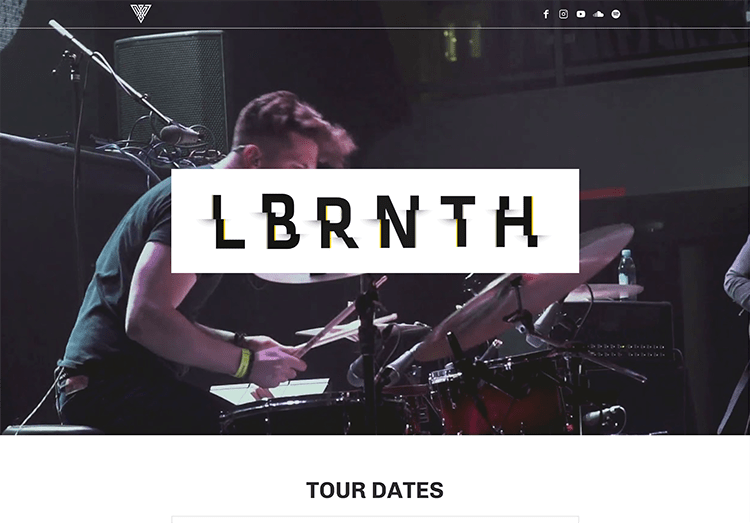 Criador de Sites com IA e Hospedagem BR - Banda de Rock