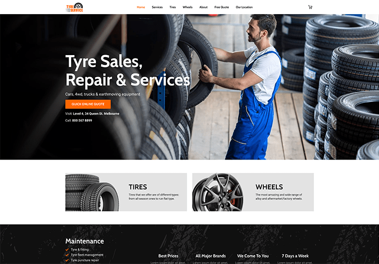 Criador de Sites com IA e Hospedagem BR - Borracharia