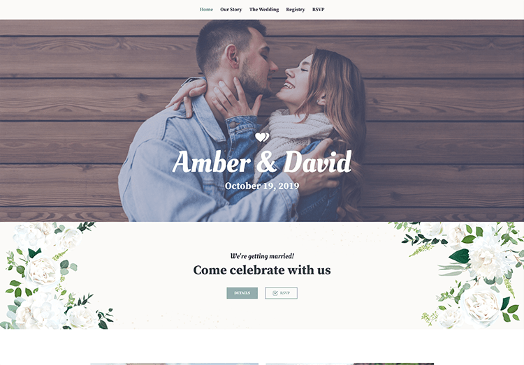 Criador de Sites com IA e Hospedagem BR - Evento de Casamento